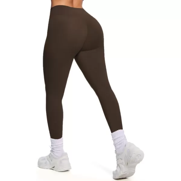 imageAoxjox Womens Workout Leggings Hidden Scrunch Butt Lifting High Waist Tummy Control Gym Workout Yoga PantsMulch