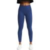 imageAoxjox High Waisted Workout Leggings for Women GEO Compression Tummy Control Gym Buttery Soft Yoga PantsBellwether Blue