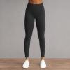 imageAoxjox High Waisted Workout Leggings for Women GEO Compression Tummy Control Gym Buttery Soft Yoga PantsBlack