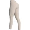 imageAoxjox High Waisted Workout Leggings for Women GEO Compression Tummy Control Gym Buttery Soft Yoga PantsMink