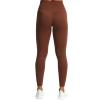imageAoxjox High Waisted Workout Leggings for Women GEO Compression Tummy Control Gym Buttery Soft Yoga PantsRum Raisin