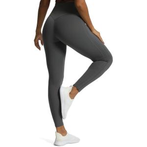 imageAoxjox High Waisted Workout Leggings for Women GEO Compression Tummy Control Gym Buttery Soft Yoga PantsIron Grey