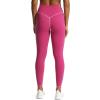 imageAoxjox Workout Leggings for Women High Waisted Exercise Athletic Gym Fitness Yoga Lined PantsBaton Red Mauve