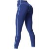 imageAoxjox Workout Leggings for Women High Waisted Exercise Athletic Gym Fitness Yoga Lined PantsBellwether Blue Spun Sugar