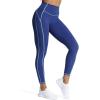 imageAoxjox Workout Leggings for Women High Waisted Exercise Athletic Gym Fitness Yoga Lined PantsBellwether Blue Spun Sugar