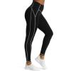 imageAoxjox Workout Leggings for Women High Waisted Exercise Athletic Gym Fitness Yoga Lined PantsBlack Mink