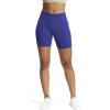 imageAoxjox Workout Seamless Biker Shorts for Women High Waisted Exercise Athletic Gym Fitness Yoga Contour Sculpt ShortBluing