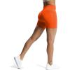 imageAoxjox Workout Seamless Biker Shorts for Women High Waisted Exercise Athletic Gym Fitness Yoga Contour Sculpt ShortFirecracker