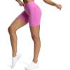 imageAoxjox Workout Seamless Biker Shorts for Women High Waisted Exercise Athletic Gym Fitness Yoga Contour Sculpt ShortSpring Crocus