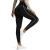 imageAoxjox Workout Leggings for Women High Waisted Exercise Athletic Gym Fitness Yoga Lined PantsBlack Mink