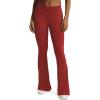 imageAoxjox Flare Leggings for Women Trinity Tummy Control High Waisted Wide Leg Yoga PantsBurgundy