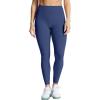 imageAoxjox High Waisted Workout Leggings for Women Trinity Yoga PantsA Navy