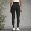 imageAoxjox High Waisted Workout Leggings for Women Trinity Yoga PantsBlack 3 Pieces Pack
