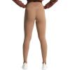 imageAoxjox High Waisted Workout Leggings for Women Trinity Yoga PantsBrownie