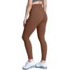 imageAoxjox High Waisted Workout Leggings for Women Trinity Yoga PantsDandelion Brown