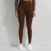 imageAoxjox High Waisted Workout Leggings for Women Trinity Yoga PantsDark Brown Leopard Print
