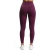 imageAoxjox High Waisted Workout Leggings for Women Trinity Yoga PantsDark Purple