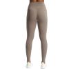 imageAoxjox High Waisted Workout Leggings for Women Trinity Yoga PantsDriftwood