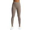 imageAoxjox High Waisted Workout Leggings for Women Trinity Yoga PantsDriftwood