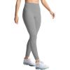 imageAoxjox High Waisted Workout Leggings for Women Trinity Yoga PantsGrey