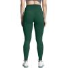 imageAoxjox High Waisted Workout Leggings for Women Trinity Yoga PantsStorm Green