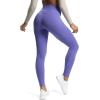 imageAoxjox High Waisted Workout Leggings for Women Trinity Yoga PantsViolet