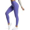 imageAoxjox High Waisted Workout Leggings for Women Trinity Yoga PantsViolet