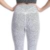 imageAoxjox High Waisted Workout Leggings for Women Trinity Yoga PantsWhite Dot Print