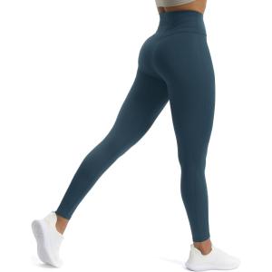 imageAoxjox High Waisted Workout Leggings for Women Trinity Yoga PantsBlueberry