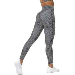 imageAoxjox High Waisted Workout Leggings for Women Trinity Yoga PantsBlueberry Dot Print