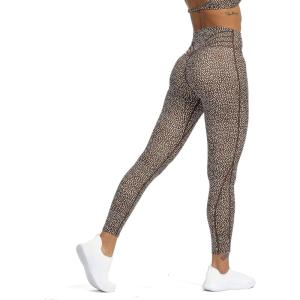 imageAoxjox High Waisted Workout Leggings for Women Trinity Yoga PantsCoffee Dot Print