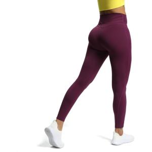 imageAoxjox High Waisted Workout Leggings for Women Trinity Yoga PantsDark Purple