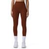imageAoxjox High Waisted Workout Breeze Leggings for Women Tummy Control Buttery Soft Yoga PantsRum Raisin