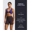 imageAoxjox High Waisted Workout Biker Siren Shorts for Women Hidden Scrunch Butt Lifting Tummy Control Gym Yoga ShortMulch
