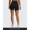imageAoxjox High Waisted Workout Biker Venus Shorts for Women Hidden Scrunch CrossWaist Butt Lifting Tummy Control Gym Yoga ShortBlack