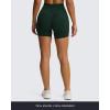 imageAoxjox High Waisted Workout Biker Venus Shorts for Women Hidden Scrunch CrossWaist Butt Lifting Tummy Control Gym Yoga ShortForest Green