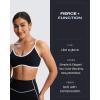 imageAoxjox Womens Color Block Workout Sports Bras Fitness Blackless Padded Bra Athletic Yoga Crop Tank TopBlack and White