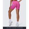 imageAoxjox Workout Seamless Camo Scrunch Short for Women High Waisted Training Athletic Gym Fitness Yoga ShortsShelly Pink