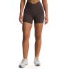 imageAoxjox High Waisted Workout Biker Venus Shorts for Women Hidden Scrunch CrossWaist Butt Lifting Tummy Control Gym Yoga ShortMulch
