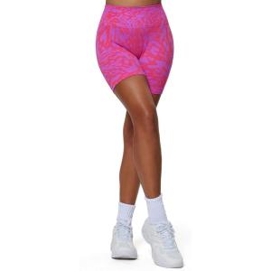 imageAoxjox Workout Seamless Camo Scrunch Short for Women High Waisted Training Athletic Gym Fitness Yoga ShortsShelly Pink