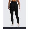 imageAoxjox High Waisted Workout Siren Leggings for Women Hidden Scrunch Butt Lifting Tummy Control Yoga PantsBlack