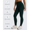 imageAoxjox High Waisted Workout Siren Leggings for Women Hidden Scrunch Butt Lifting Tummy Control Yoga PantsForest Green