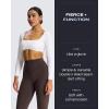 imageAoxjox High Waisted Workout Siren Leggings for Women Hidden Scrunch Butt Lifting Tummy Control Yoga PantsMulch