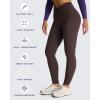 imageAoxjox High Waisted Yoga Pants for Women Hidden Scrunch CrossWaist Buttery Soft Crossover Workout Venus LeggingsMulch