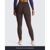 imageAoxjox High Waisted Yoga Pants for Women Hidden Scrunch CrossWaist Buttery Soft Crossover Workout Venus LeggingsMulch