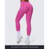 imageAoxjox Womens High Waist Seamless Camo Hidden Scrunch Legging Knit Workout Yoga PantsShelly Pink
