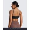 imageAoxjox Womens Workout Ellie Sports Bra Cutout Training Fitness Running Yoga Crop Tank TopBlack