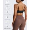 imageAoxjox Womens Workout Ellie Sports Bra Cutout Training Fitness Running Yoga Crop Tank TopBlack