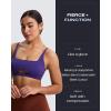 imageAoxjox Womens Workout Ellie Sports Bra Cutout Training Fitness Running Yoga Crop Tank TopMulberry Purple