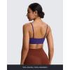 imageAoxjox Womens Workout Ellie Sports Bra Cutout Training Fitness Running Yoga Crop Tank TopMulberry Purple